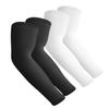 Aegend 2 Pair Sun Protection Cooling Arm Sleeves Compression - Tattoo Cover Up - Sun Sleeves for Men Women for Cycling, Running, Basketball, Golf, Black & White view 1