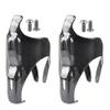 Yaruijia 3K Full Carbon Fiber Bicycle Water Bottle Cages Lightweight Mountain Bike Holder Pack of 2 (M5x12mm Titanium, Glossy) view 2