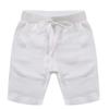 Ding Dong Baby Toddler Kid Boy Summer Solid Cotton ShortsWhite,4T view 1