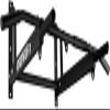 OneTwoFit Wall Mounted Pull Up Bar with More Stable 6-hole design for Indoor and Outdoor Use, Maximum weight 440 Lbs OT103 view 4