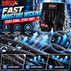 MRX Muay Thai Shorts for Men Training, Kickboxing, Fighting, Boxing Shorts for Martial Arts, Grappling, Cage Fight, BJJ Black Small view 4
