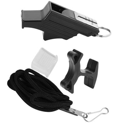 Bnineteenteam Basketball Football Training Referee Whistle Camping Survival Emergency Lifesaving Whistles(Black&Silver) Referee, Timing, Pedometer