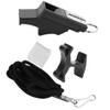 Bnineteenteam Basketball Football Training Referee Whistle Camping Survival Emergency Lifesaving Whistles(Black&Silver) Referee, Timing, Pedometer view 1