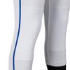 CHAMPRO womens Low-rise Youth Softball With Tournament Traditional Low Rise Pant w Braid, White,royal Pipe, X-Large US view 2