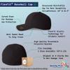 Custom Flexfit Hats for Men & Women U.S.A. Scuba Dive Flag Map Embroidery Polyester Dad Hat Baseball Cap Black Personalized Text Here SmallMedium view 2