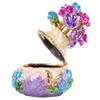 Enkelbruke Metal Enameled Painting Vase Jewelry Boxes and Organizers Jewelry Boxes Shape Jewelry Organizer Trinket Box Hand-crafted Alloy Gift Craft Decoration view 1