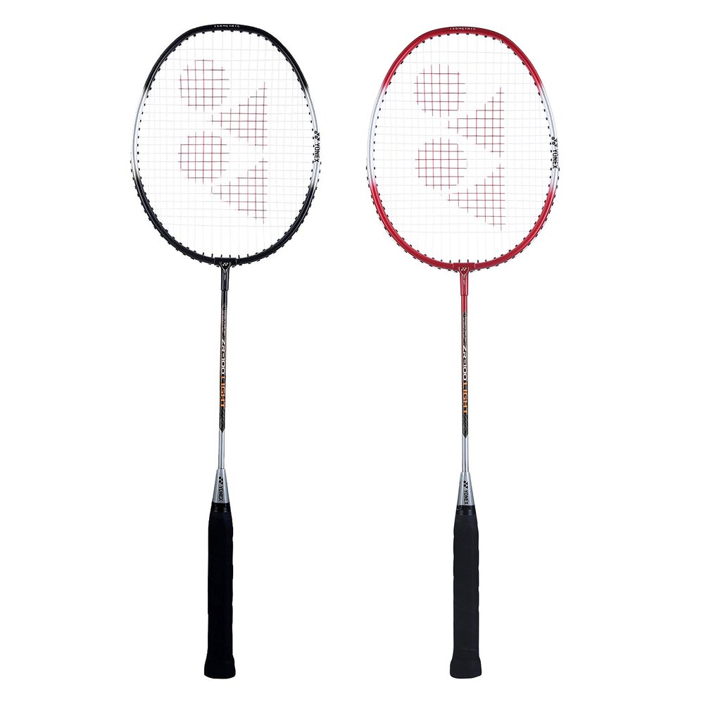 YONEX ZR 100 Light Aluminum Blend Badminton Racquet with Full Cover, Set of 2