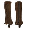 CHILD EXTRA LARGE BROWN ZIP HALF CHAP view 1