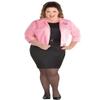 amscan Women's Grease is The Word Costume Set, Plus Size (18-20)- 4 pcs. view 1