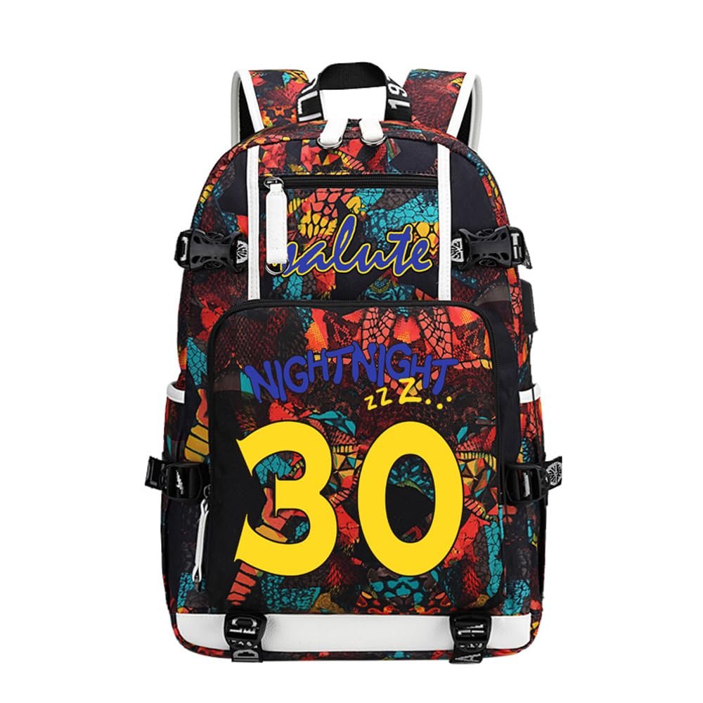 Basketball Player 30 Multifunction Backpack Travel Daypack Fans Bag For Men Women (Style 1)