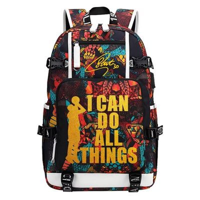 Basketball Player 30 Multifunction Backpack Travel Daypack Fans Bag For Men Women (Style 3)