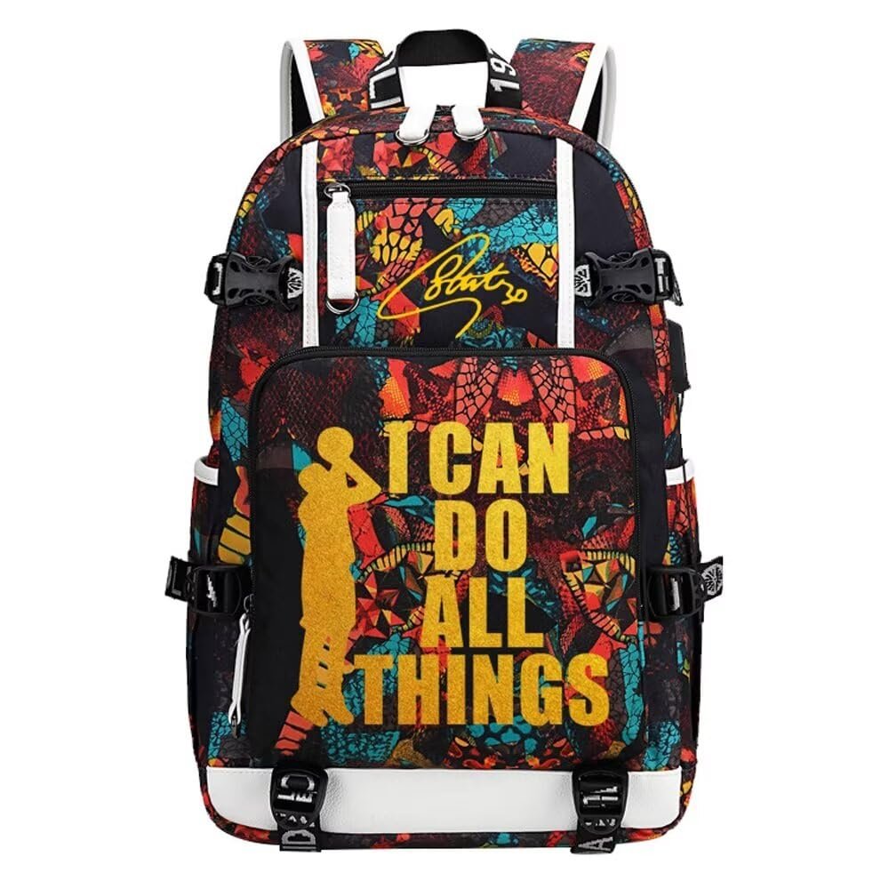 Basketball Player 30 Multifunction Backpack Travel Daypack Fans Bag For Men Women (Style 3)