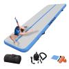 DAIRTRACK IBATMS Air Tumble Track Mat, 10ft/13ft/16ft/20ft Inflatable Gymnastics Air Mat for Gymnastics Training/Home Use/Cheerleading/Yoga/Water view 1