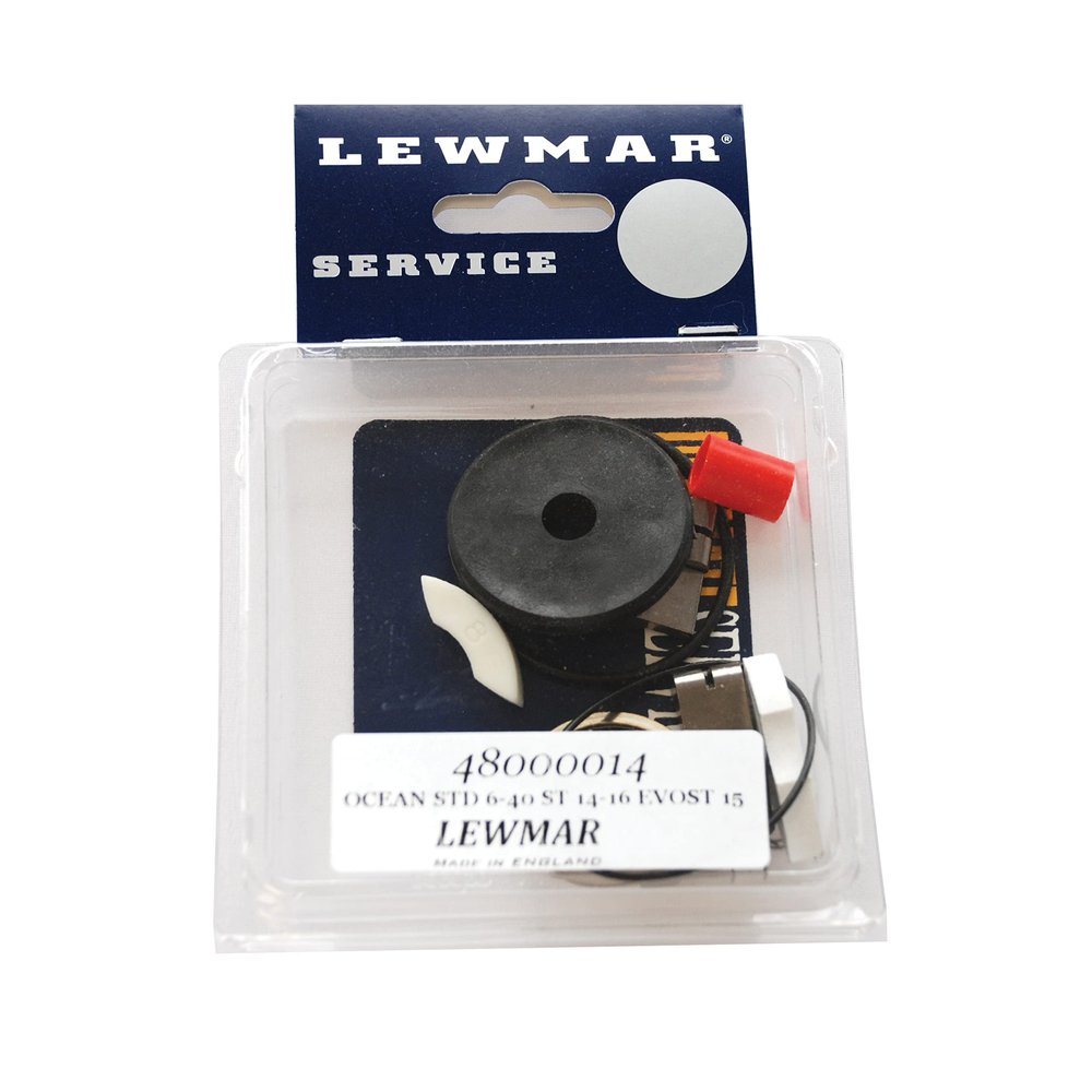 Lewmar Service Kit for Ocean Standard Winch 6-40, Self Tailing 14-16, EVO ST 15  Service kit for Ocean ST 6-40, EVO ST winches size 30-50; includes spare spawls, springs, sleeves, clamps and o-rings