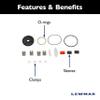 Lewmar Service Kit for Ocean Standard Winch 6-40, Self Tailing 14-16, EVO ST 15  Service kit for Ocean ST 6-40, EVO ST winches size 30-50; includes spare spawls, springs, sleeves, clamps and o-rings view 3