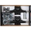Industrial Black Trucks with 52mm Black Swirl Wheels, Bearings & Hardware Kit - 5.25" Hanger 8.0" Axle (Set of 2) view 1