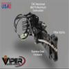 VIPER Archery Venom PRO Fixed Plate Compound Bow Sight, Made in USA, Durable Machined Aluminum, 5 Ultra-Bright Pins, Toolless Micro-Tune Elevation & Windage, 2nd & 3rd Axis Adjustments, 0.015 Pin view 2