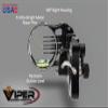 VIPER Archery Venom PRO Fixed Plate Compound Bow Sight, Made in USA, Durable Machined Aluminum, 5 Ultra-Bright Pins, Toolless Micro-Tune Elevation & Windage, 2nd & 3rd Axis Adjustments, 0.015 Pin view 4