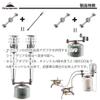 CAMPINGMOON OD can Gas 2-Branch Adapter Gas Candle Gas Lantern Separation Adapter Screw-in Gas Station JP-Z24 view 4