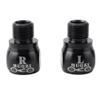1 Pair Bike Pedal Extender Adapters Extension Screws, Black view 1