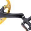 1 Pair Bike Pedal Extender Adapters Extension Screws, Black view 4