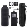 Antrix 3 Pcs Tactical Military Nylon Molle Pouches Multi-Purpose Compact Water-Resistant Utility EDC Pouch Organizer Set with Molle Water Bottles Pouch Carrier Bag for Tactical Backpack Gear