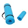 Fitvids All Purpose 1/2-Inch Extra Thick High Density Anti-Tear Exercise Yoga Mat and Knee Pad with Carrying Strap, Blue view 1