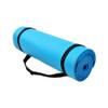 Fitvids All Purpose 1/2-Inch Extra Thick High Density Anti-Tear Exercise Yoga Mat and Knee Pad with Carrying Strap, Blue view 3
