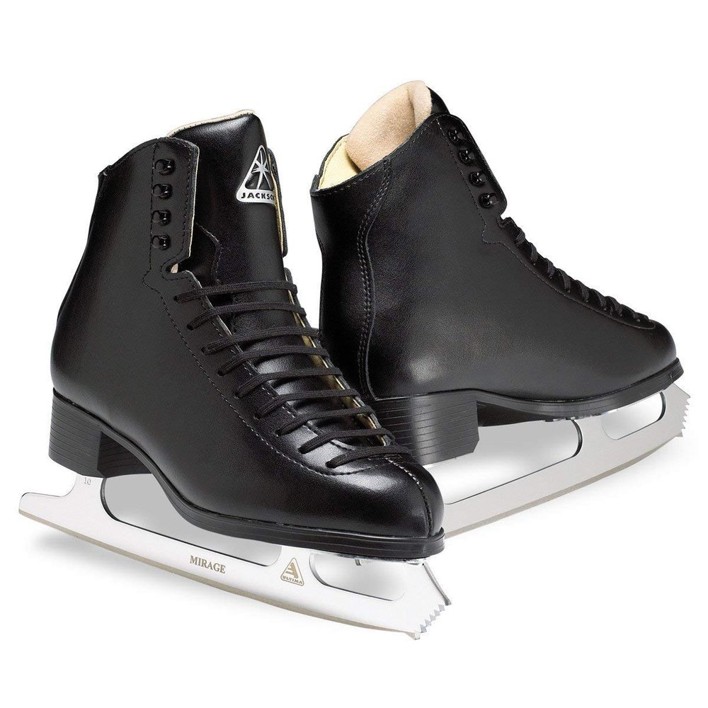 Jackson Ultima JS1992 Black Figure Ice Skates for Boys Size: Width: M-Medium/Size: Kid's 1.5
