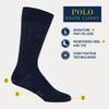 Polo Ralph Lauren Men's Assorted Patterns Crew Sock 3 Pair Pack, Brown, Mens Shoe Size 6-12 view 4