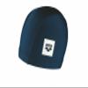 Arena Unix II Classic Fabric Swim Cap Lightweight Textile Swimming Cap Headcover for Men and Women Fitness Swimming, Navy, One Size view 1