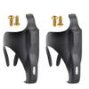Yaruijia 3K Full Carbon Fiber Bicycle Water Bottle Cages Lightweight Mountain Bike Holder Pack of 2 (M5x12mm Gold, Matte) view 3