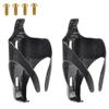 Yaruijia 3K Full Carbon Fiber Bicycle Water Bottle Cages Lightweight Mountain Bike Holder Pack of 2 (M5x12mm Gold, Glossy) view 1