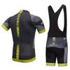 MOXILYN Men's Quick-Dry Cycling Jersey Set Road Bike Bicycle Shirt + Bib Shorts with 9D Gel Padded MTB Riding Clothing kit view 4