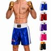 Men Boxing Shorts for Boxing Training Fitness Gym Cage Fight MMA Mauy Thai Kickboxing Trunks Clothing Blue XXL view 1