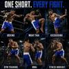Men Boxing Shorts for Boxing Training Fitness Gym Cage Fight MMA Mauy Thai Kickboxing Trunks Clothing Blue XXL view 3