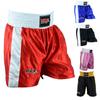 Men Boxing Shorts for Boxing Training Fitness Gym Cage Fight MMA Mauy Thai Kickboxing Trunks Clothing Red Medium view 1