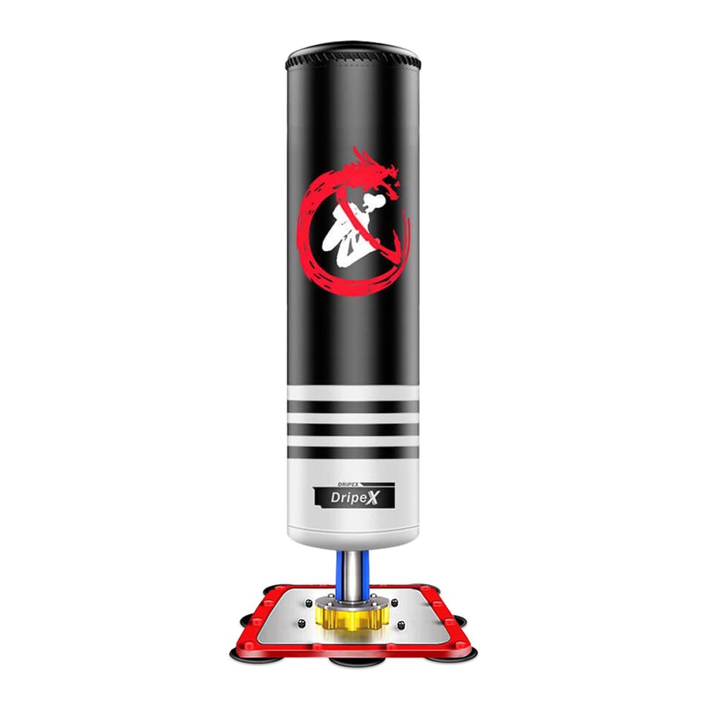 Dripex Freestanding Punching Bag - 47 Standing Boxing Bag with Suction Cups Base for Teens Youth, Compact Punch Bags Boxing Training Equipment for Boxing, Practice Karate & Taekwondo