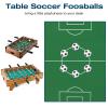 VGEBY Table Soccer Foosballs, Soccer Game Table Balls Replacement Balls Foosball Tabletop Games Mini Black and White (6Pcs) Football Supplies view 3