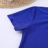 Freebily Kids Girls Sleeveless Keyhole Back Gymnastics Leotard Unitard Jumpsuit Spandex Tumbling Dance Bodysuit Biketard Blue Short Sleeve 6 Years view 3