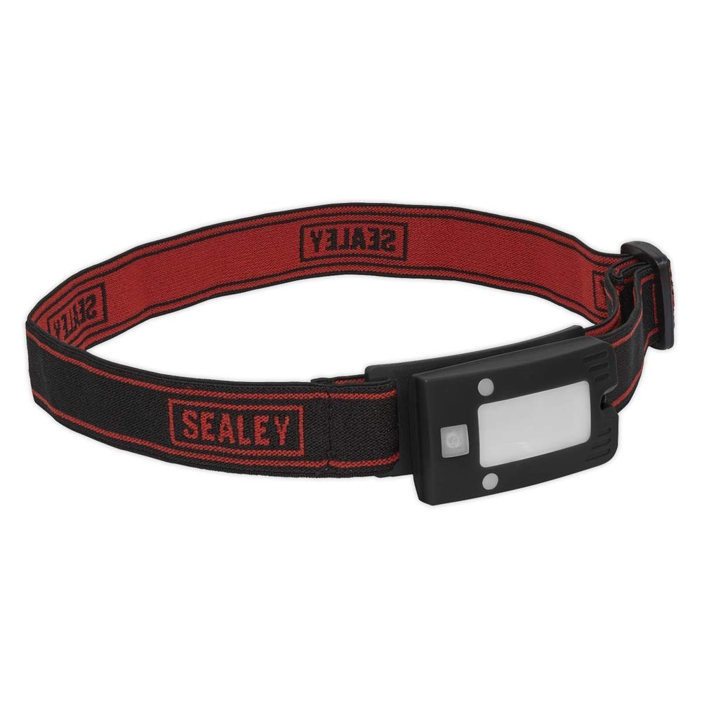 Sealey LED360HT 2W COB LED Rechargeable Head Torch with Auto Sensor - Black