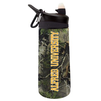 The Fanatic Group Personalized Alfred University Dual Walled Stainless Steel Sports Bottle, Design-1 - Oak