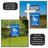 Cheyney University Wolves Garden Flag view 4