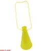 9" Yellow Plastic Megaphone Cheerleader Hollywood Movie Director Prop view 3