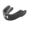 Under Armour Sport Mouth Guard Sports for Football, Lacrosse, Basketball, Hockey, Boxing, MMA, Jiu Jitsu, Includes Detachable Helmet Strap, Youth & Adult. Protectar Bucal Black view 1