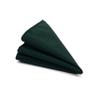 GUSLESON Solid Ties For Men Dark Green Skinny Tie Slim Necktie and Pocket Square Sets(0802-02) view 4