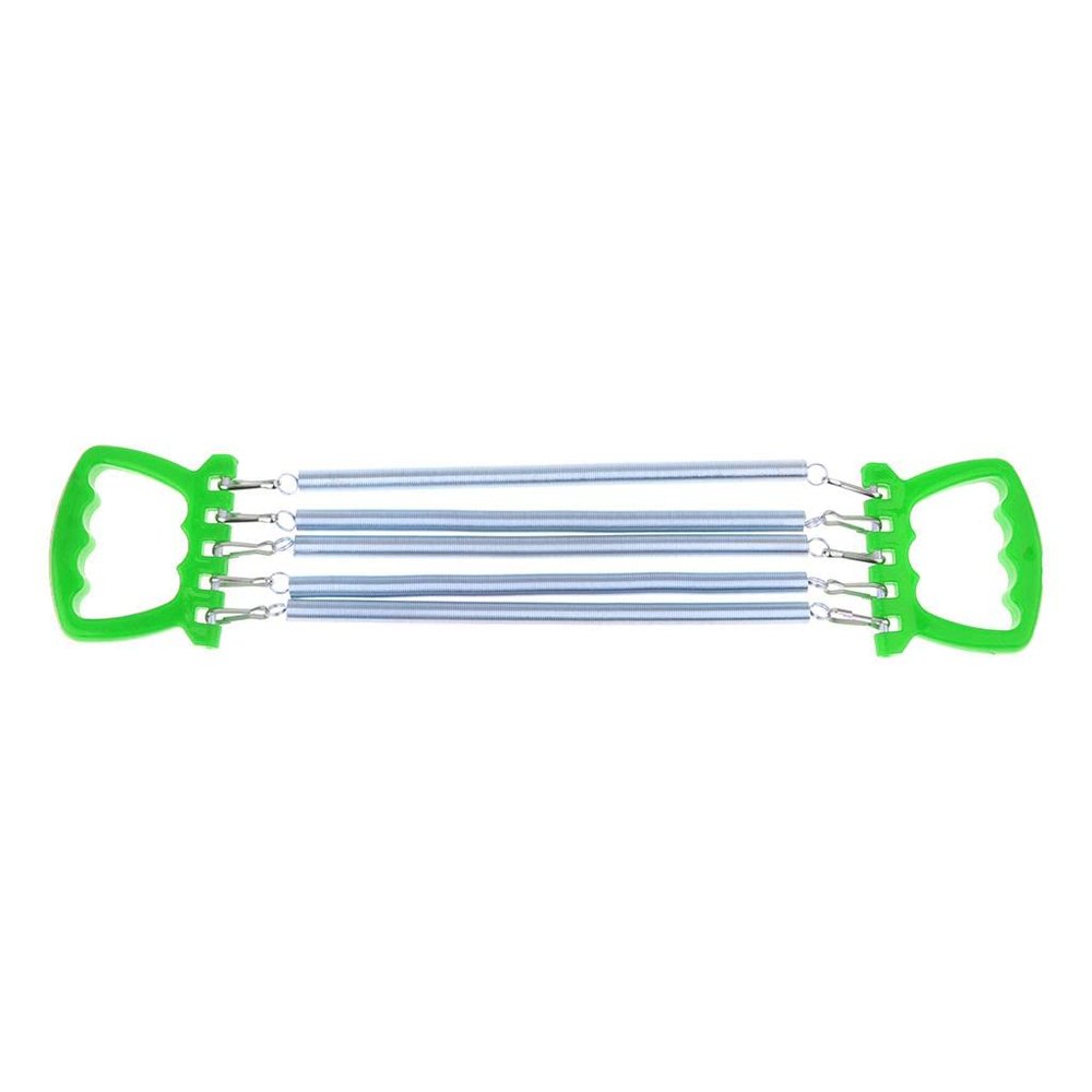 DYNWAVE Spring Chest Expander for Kids, Junior, Boys Professional Pull Stretcher Muscle Exerciser, Green