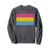 Vintage Pansexual Pride Flag Pan Men Women Gift Sweatshirt view 1