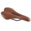 Bike Saddle Seat Pad Breathable Hollow Thicks Comfortable Bicycle Fit for MTB Road Bike Fixed Gear Bike (Normal, Brown) view 1