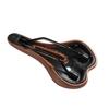 Bike Saddle Seat Pad Breathable Hollow Thicks Comfortable Bicycle Fit for MTB Road Bike Fixed Gear Bike (Normal, Brown) view 4